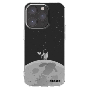 Picasee husă transparentă din silicon pentru Apple iPhone 15 Pro - Astronaut
