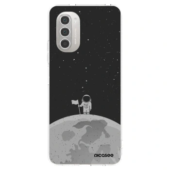 Picasee husă transparentă din silicon pentru Motorola Moto G51 - Astronaut