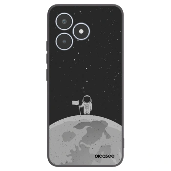 Picasee husă neagră din silicon pentru Realme C53 - Astronaut