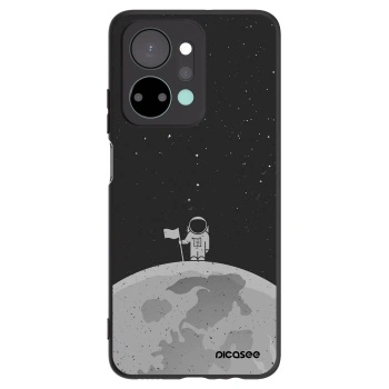 Picasee husă neagră din silicon pentru Honor X7a - Astronaut