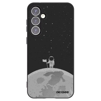 Picasee husă neagră din silicon pentru Samsung Galaxy S23 FE S711B - Astronaut