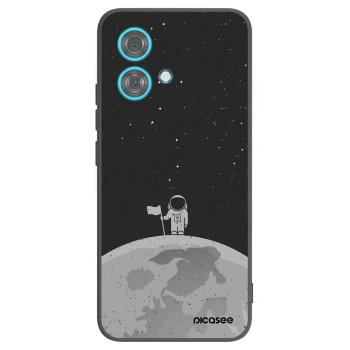 Picasee husă neagră din silicon pentru Motorola Edge 40 Neo - Astronaut