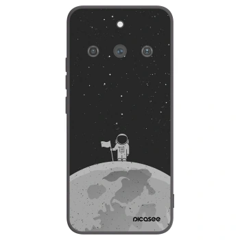 Picasee husă neagră din silicon pentru Realme 11 Pro+ - Astronaut