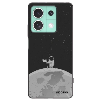 Picasee husă neagră din silicon pentru Xiaomi Redmi Note 13 5G - Astronaut