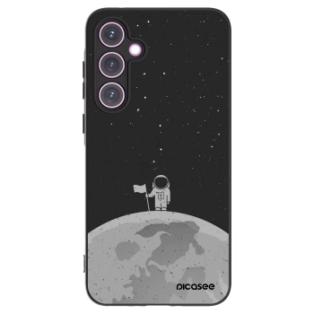 Picasee husă neagră din silicon pentru Samsung Galaxy A35 5G A356B - Astronaut