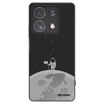 Picasee husă neagră din silicon pentru Xiaomi Redmi Note 13 Pro 4G - Astronaut
