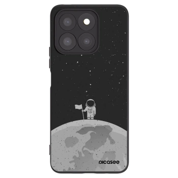 Picasee husă neagră din silicon pentru Honor X8b - Astronaut