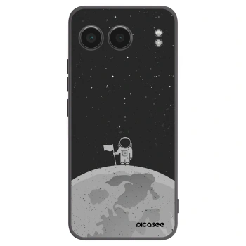 Picasee husă neagră din silicon pentru OnePlus Nord 4 - Astronaut