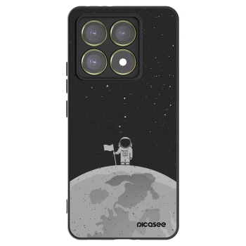 Picasee husă neagră din silicon pentru Xiaomi 14T - Astronaut