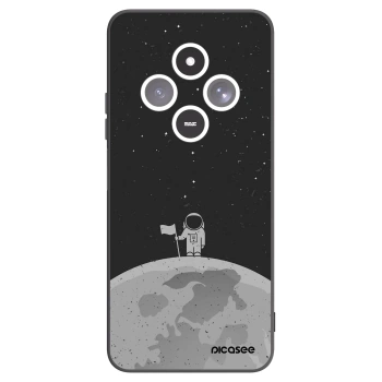 Picasee husă neagră din silicon pentru Xiaomi Redmi 14C - Astronaut