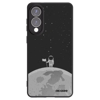 Picasee husă neagră din silicon pentru Samsung Galaxy S25 Edge 5G - Astronaut