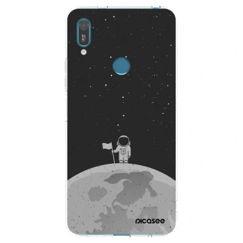 Picasee husă transparentă din silicon pentru Huawei Y7 2019 - Astronaut