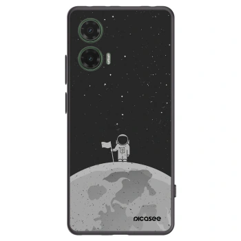 Picasee husă neagră din silicon pentru Motorola Moto G35 5G - Astronaut