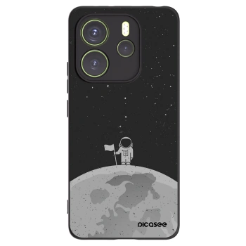 Picasee husă neagră din silicon pentru Xiaomi Redmi Note 14 4G - Astronaut