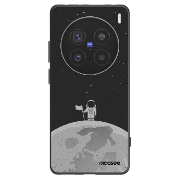 Picasee husă neagră din silicon pentru Vivo X200 Pro - Astronaut