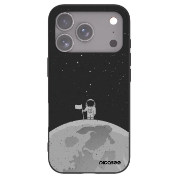 Picasee husă neagră din silicon pentru Apple iPhone 17 Pro - Astronaut