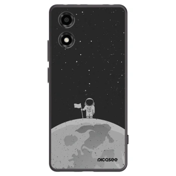 Picasee husă neagră din silicon pentru Motorola Moto E14 - Astronaut