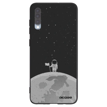 Picasee husă neagră din silicon pentru Samsung Galaxy A70 A705F - Astronaut