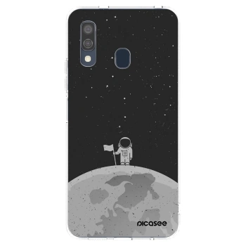 Picasee husă transparentă din silicon pentru Samsung Galaxy A40 A405F - Astronaut