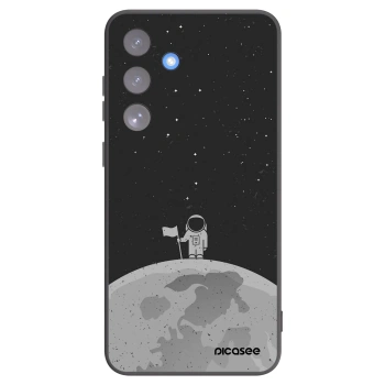 Picasee husă neagră din silicon pentru Samsung Galaxy S25 FE 5G - Astronaut