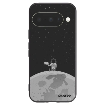 Picasee husă neagră din silicon pentru Google Pixel 10 - Astronaut