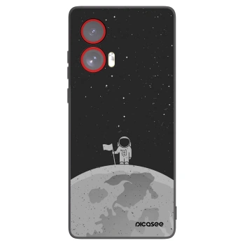 Picasee husă neagră din silicon pentru Motorola Edge 50 Fusion - Astronaut