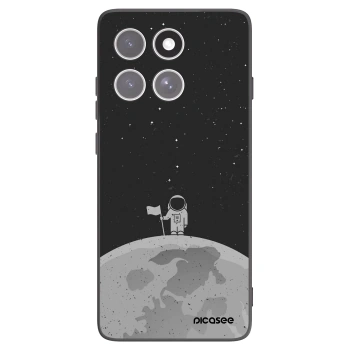 Picasee husă neagră din silicon pentru Motorola Edge 60 Fusion - Astronaut