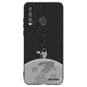 Picasee husă neagră din silicon pentru Huawei P30 Lite - Astronaut