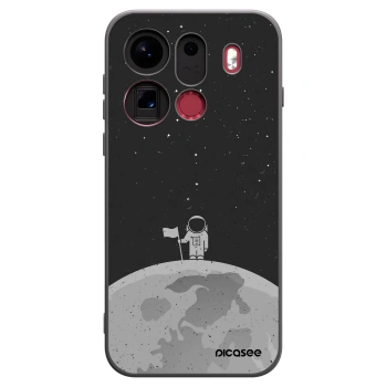 Picasee husă neagră din silicon pentru OPPO Find X9 Pro - Astronaut