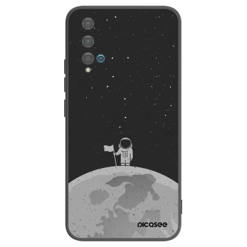 Picasee husă neagră din silicon pentru Huawei Nova 5T - Astronaut