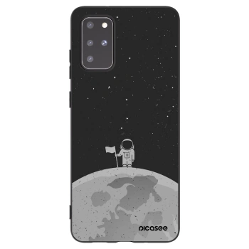 Picasee husă neagră din silicon pentru Samsung Galaxy S20+ G985F - Astronaut