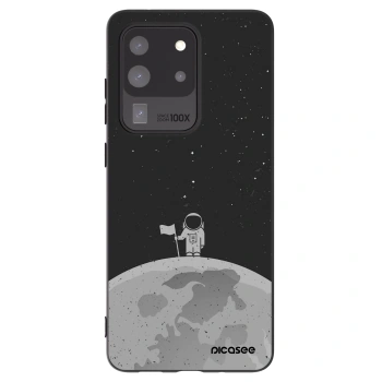 Picasee husă neagră din silicon pentru Samsung Galaxy S20 Ultra 5G G988F - Astronaut