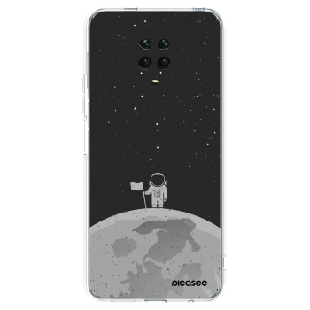Picasee husă transparentă din silicon pentru Xiaomi Redmi Note 9 Pro - Astronaut