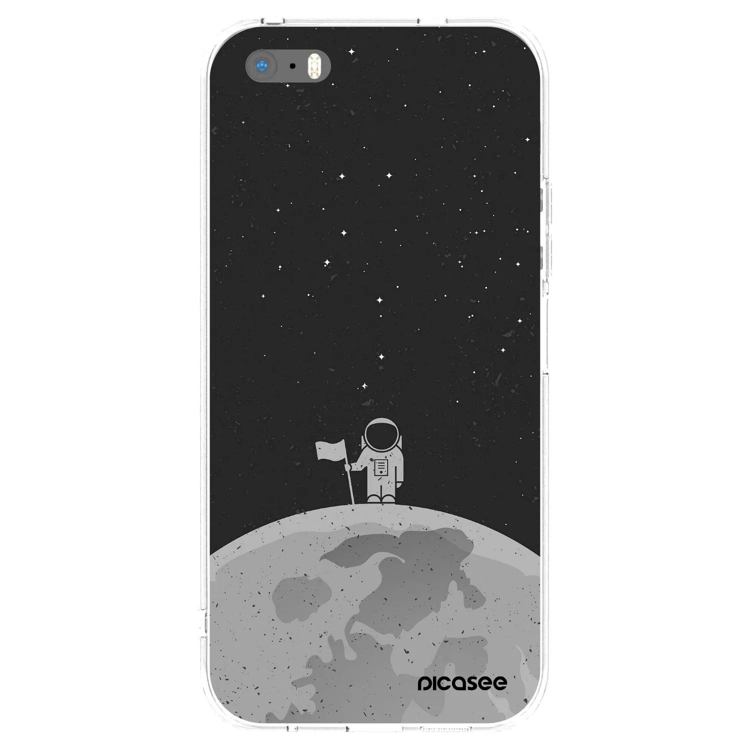 Picasee husă transparentă din silicon pentru Apple iPhone 5/5S/SE - Astronaut