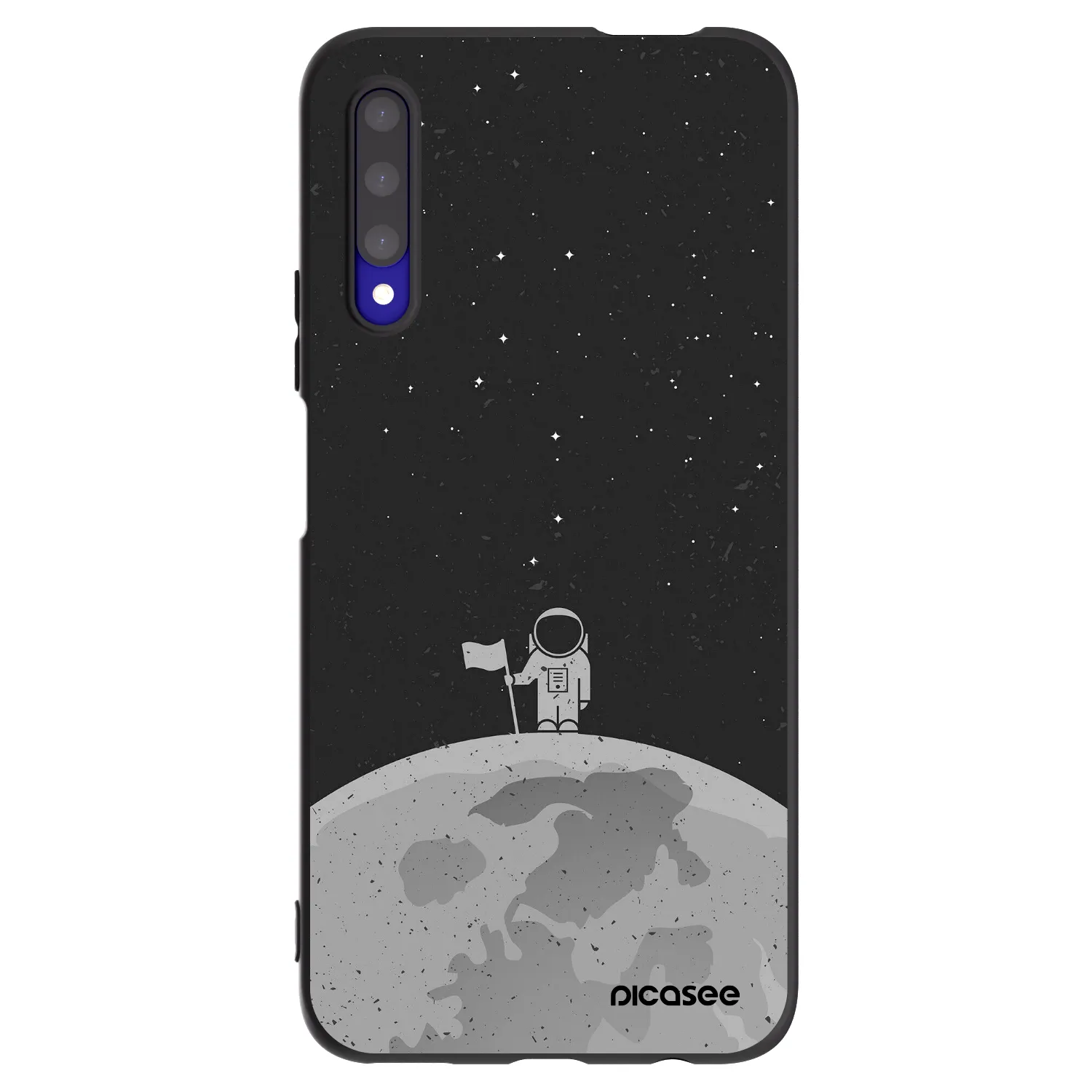 Picasee husă neagră din silicon pentru Honor 9X Pro - Astronaut