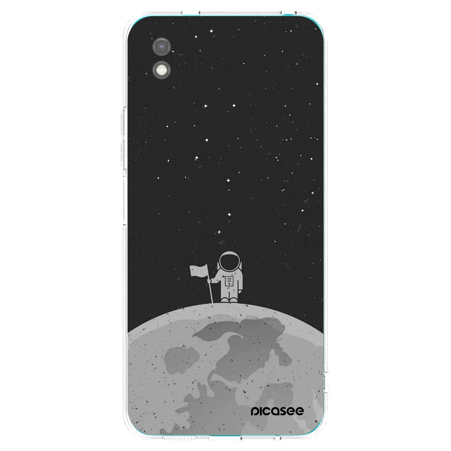 Picasee husă neagră din silicon pentru Xiaomi Redmi 9A - Astronaut