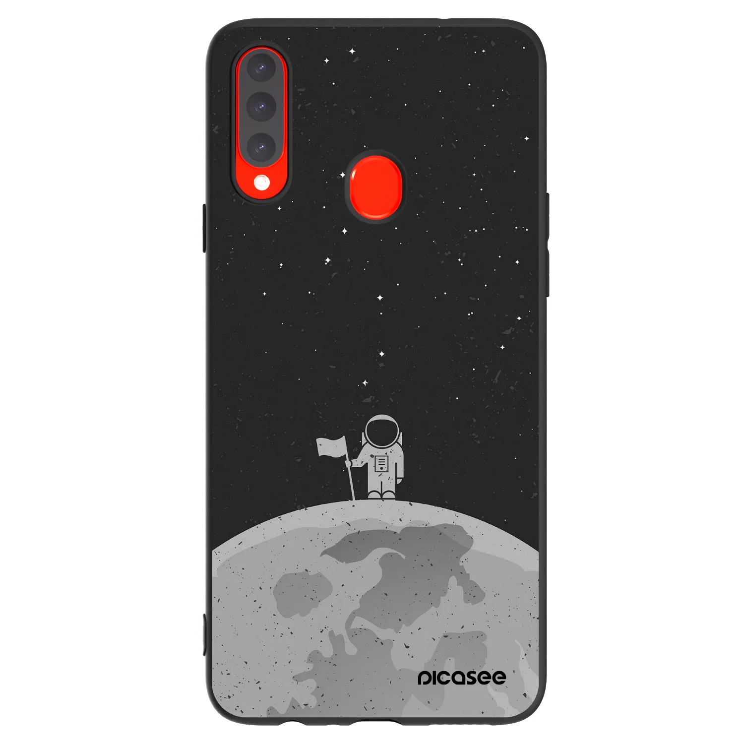 Picasee husă neagră din silicon pentru Samsung Galaxy A20s - Astronaut