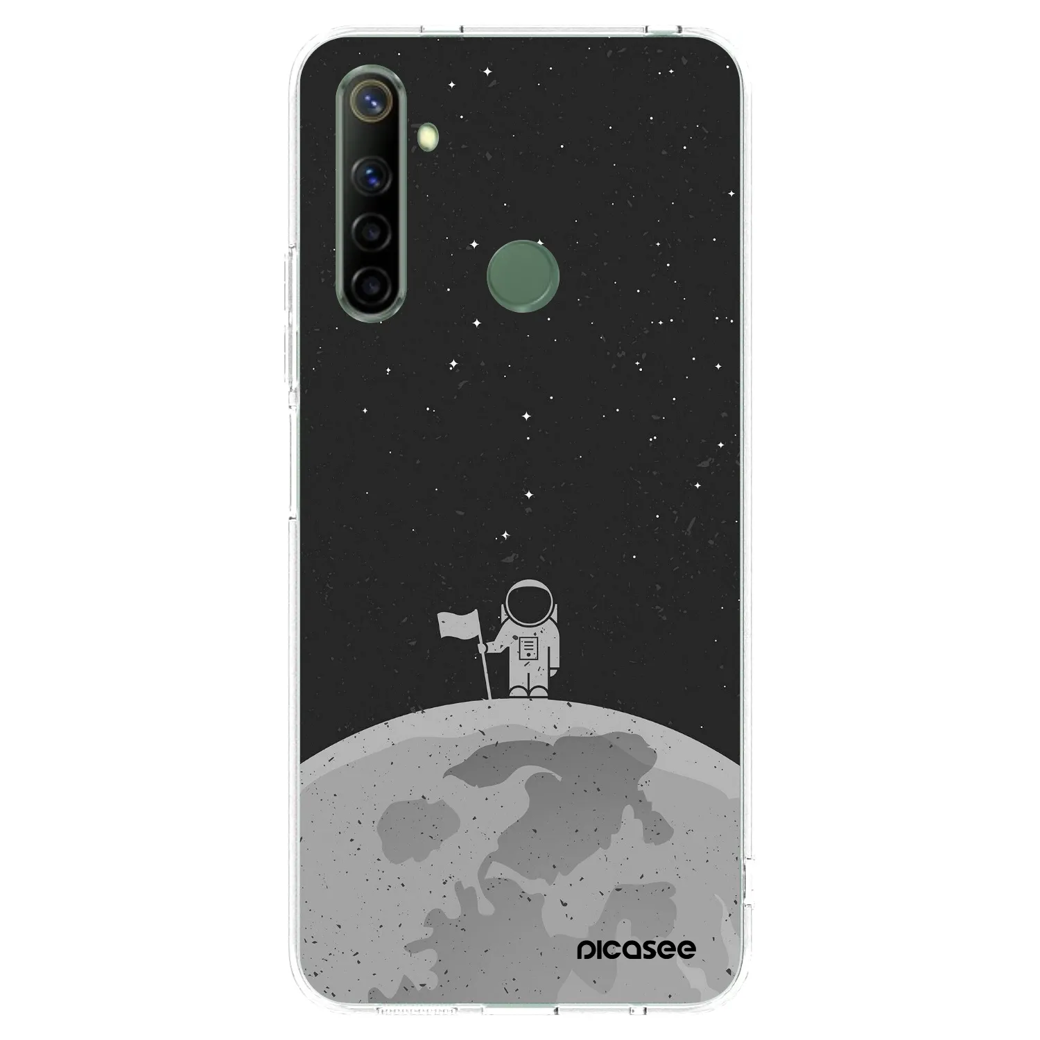Picasee husă transparentă din silicon pentru Realme 6i - Astronaut