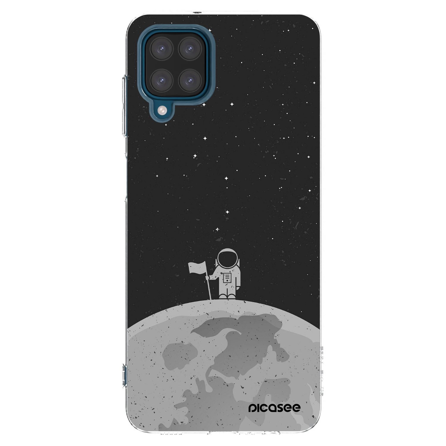 Picasee husă transparentă din silicon pentru Samsung Galaxy A12 A125F - Astronaut