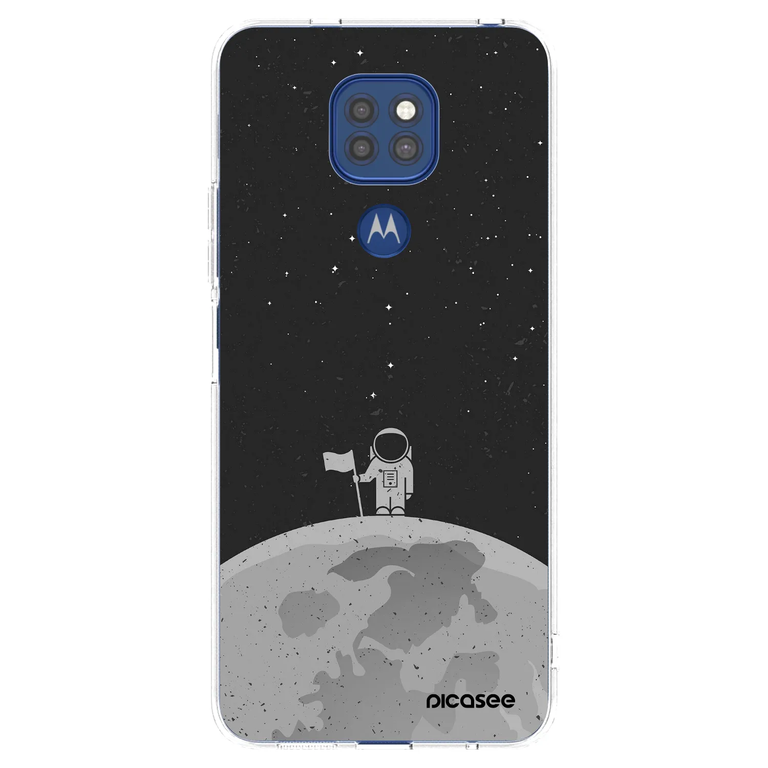 Picasee husă transparentă din silicon pentru Motorola Moto G9 Play - Astronaut