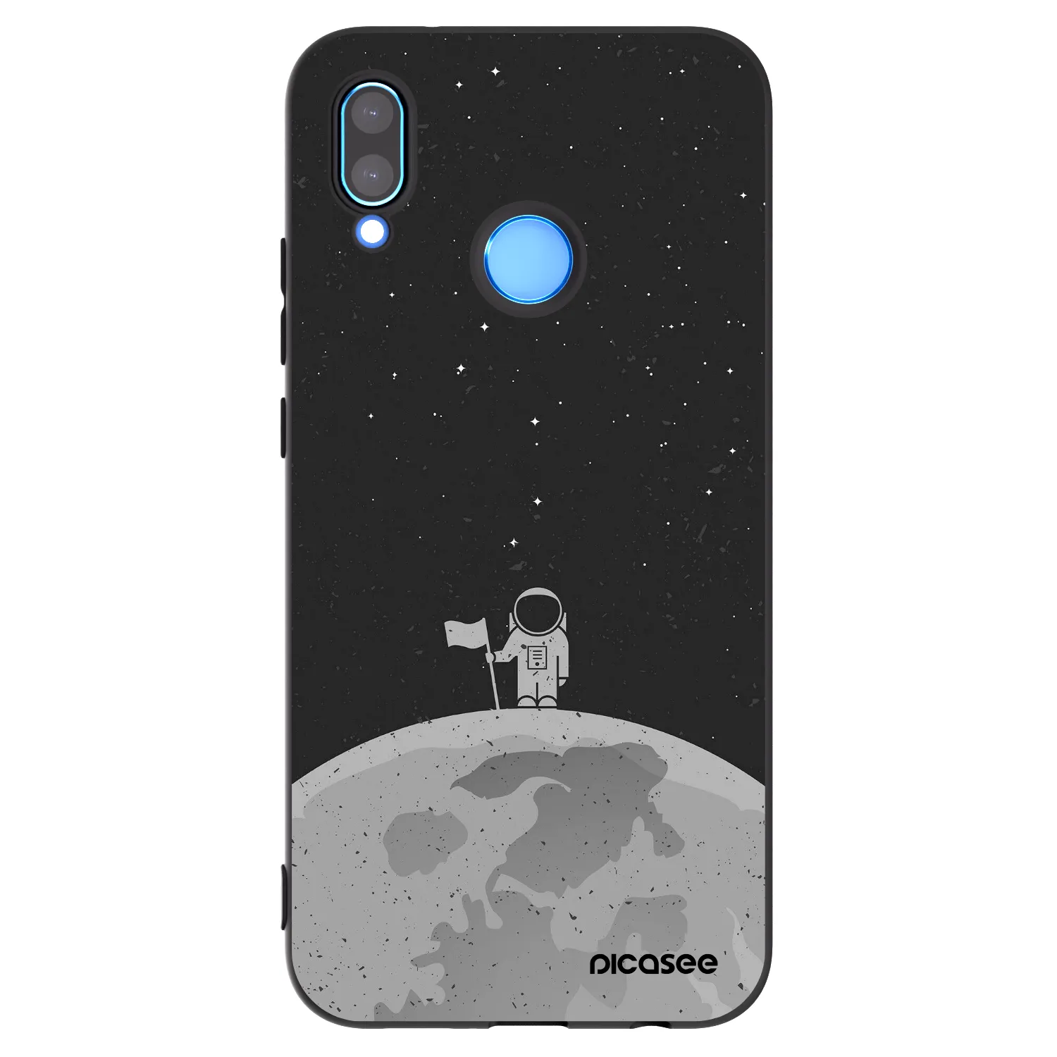 Picasee husă neagră din silicon pentru Huawei P20 Lite - Astronaut