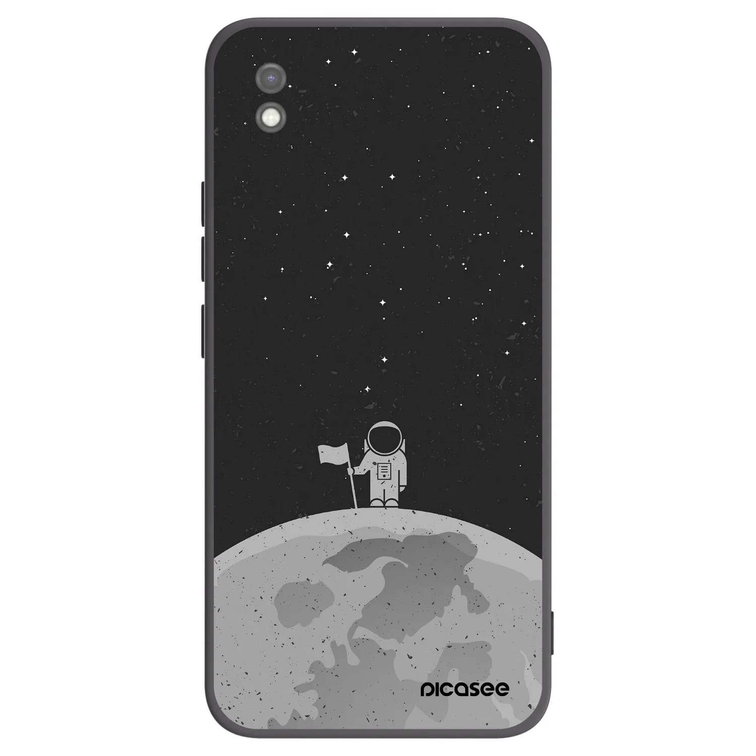 Picasee husă neagră din silicon pentru Xiaomi Redmi 9AT - Astronaut