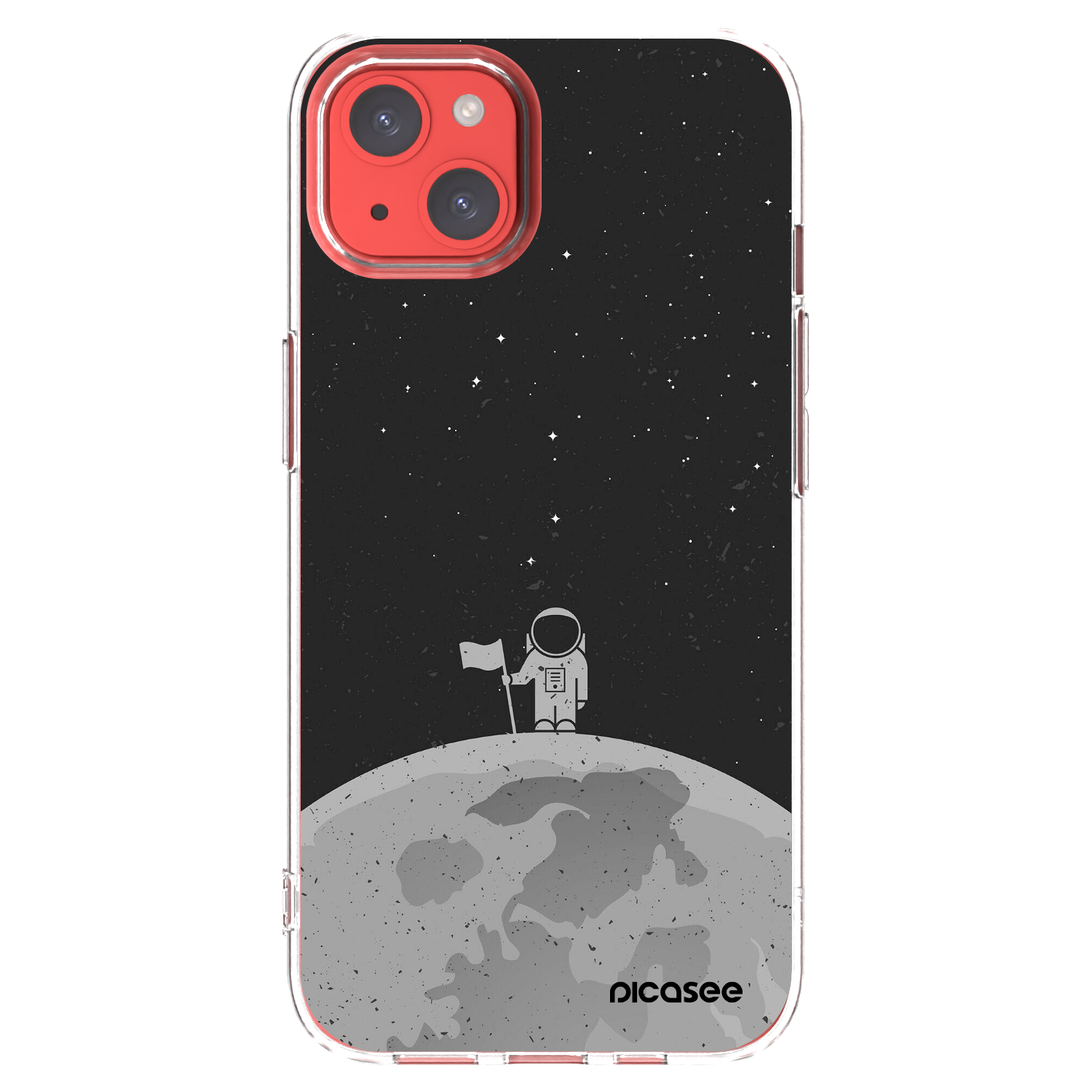Picasee husă transparentă din silicon pentru Apple iPhone 13 - Astronaut
