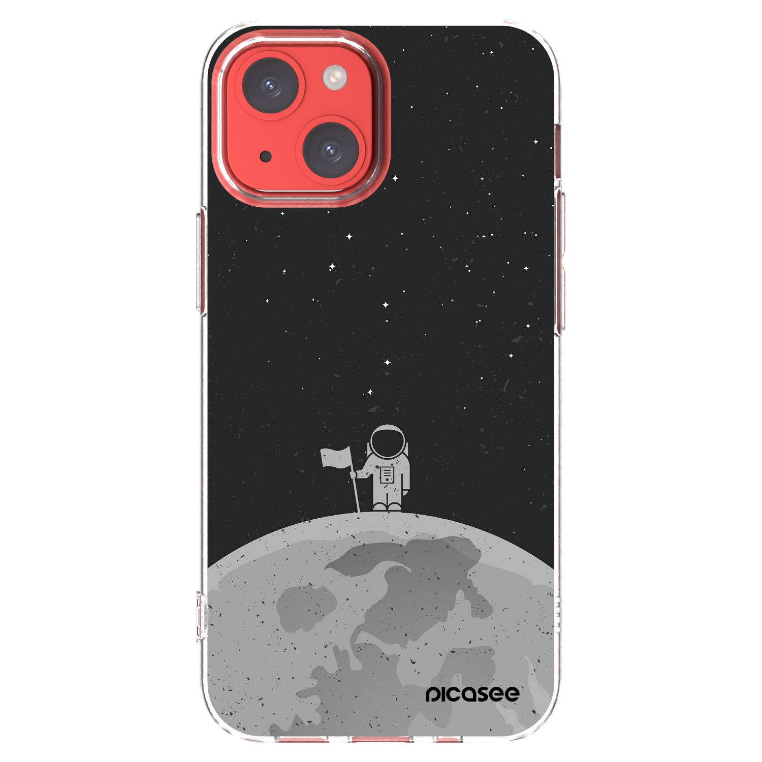 Picasee husă transparentă din silicon pentru Apple iPhone 13 mini - Astronaut