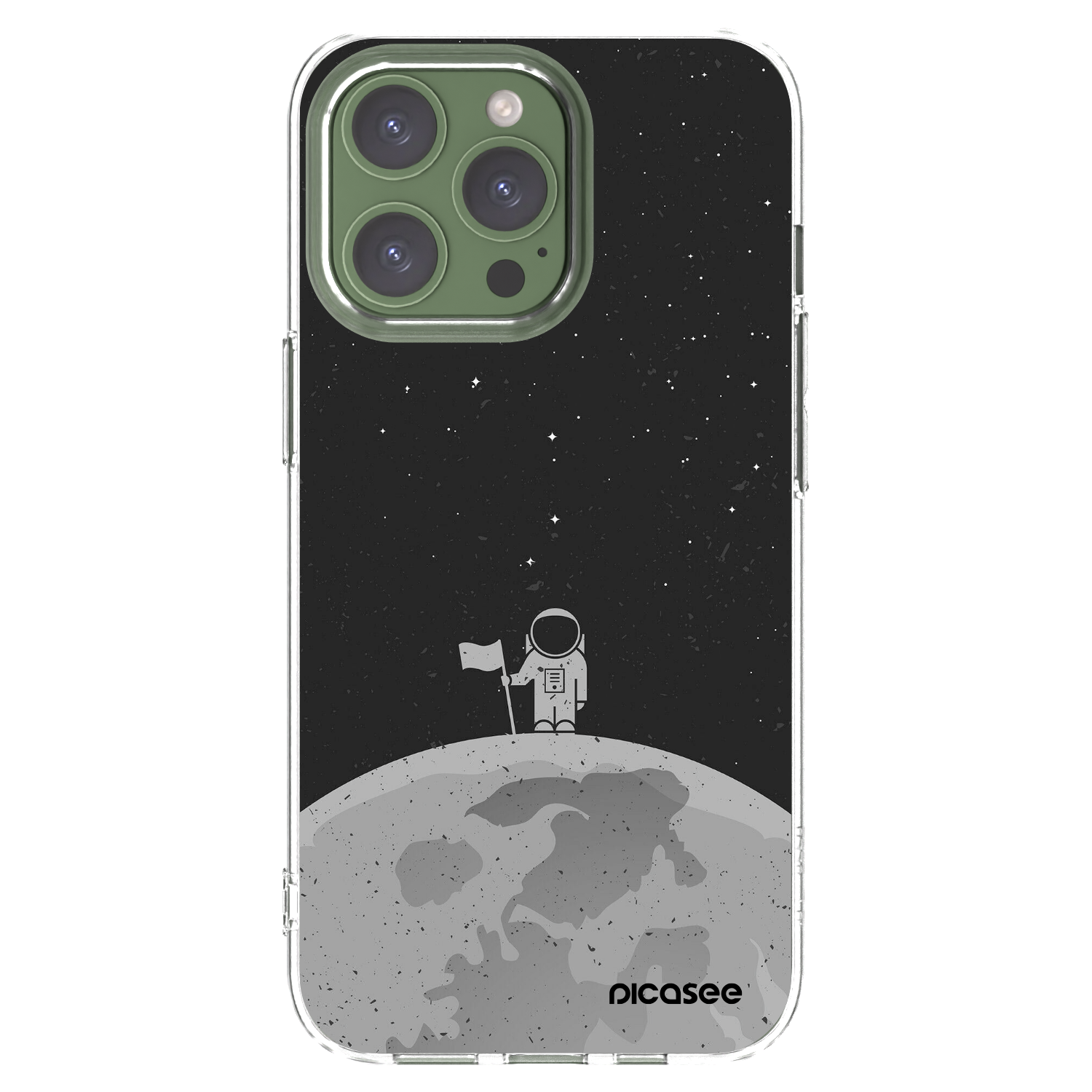Picasee husă transparentă din silicon pentru Apple iPhone 13 Pro - Astronaut