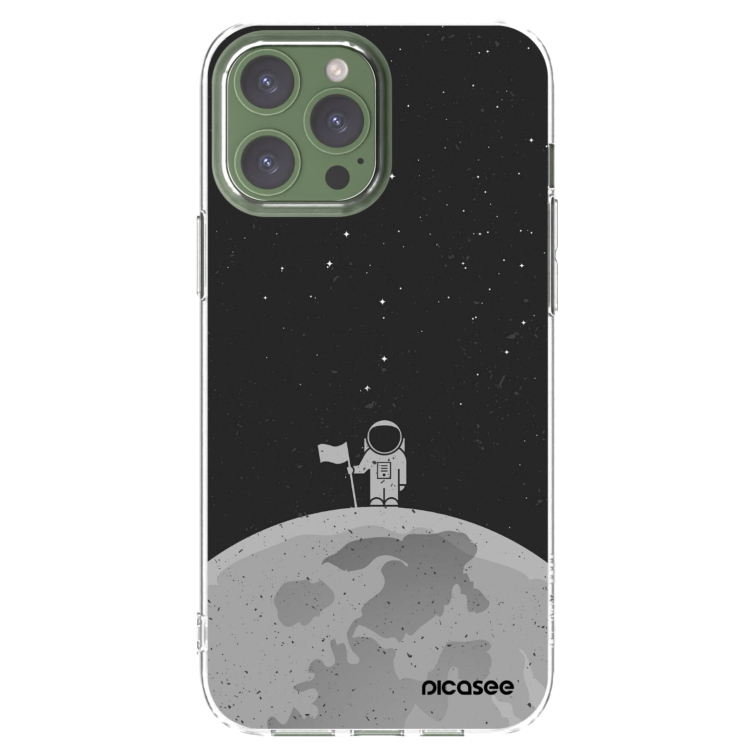 Picasee husă transparentă din silicon pentru Apple iPhone 13 Pro Max - Astronaut