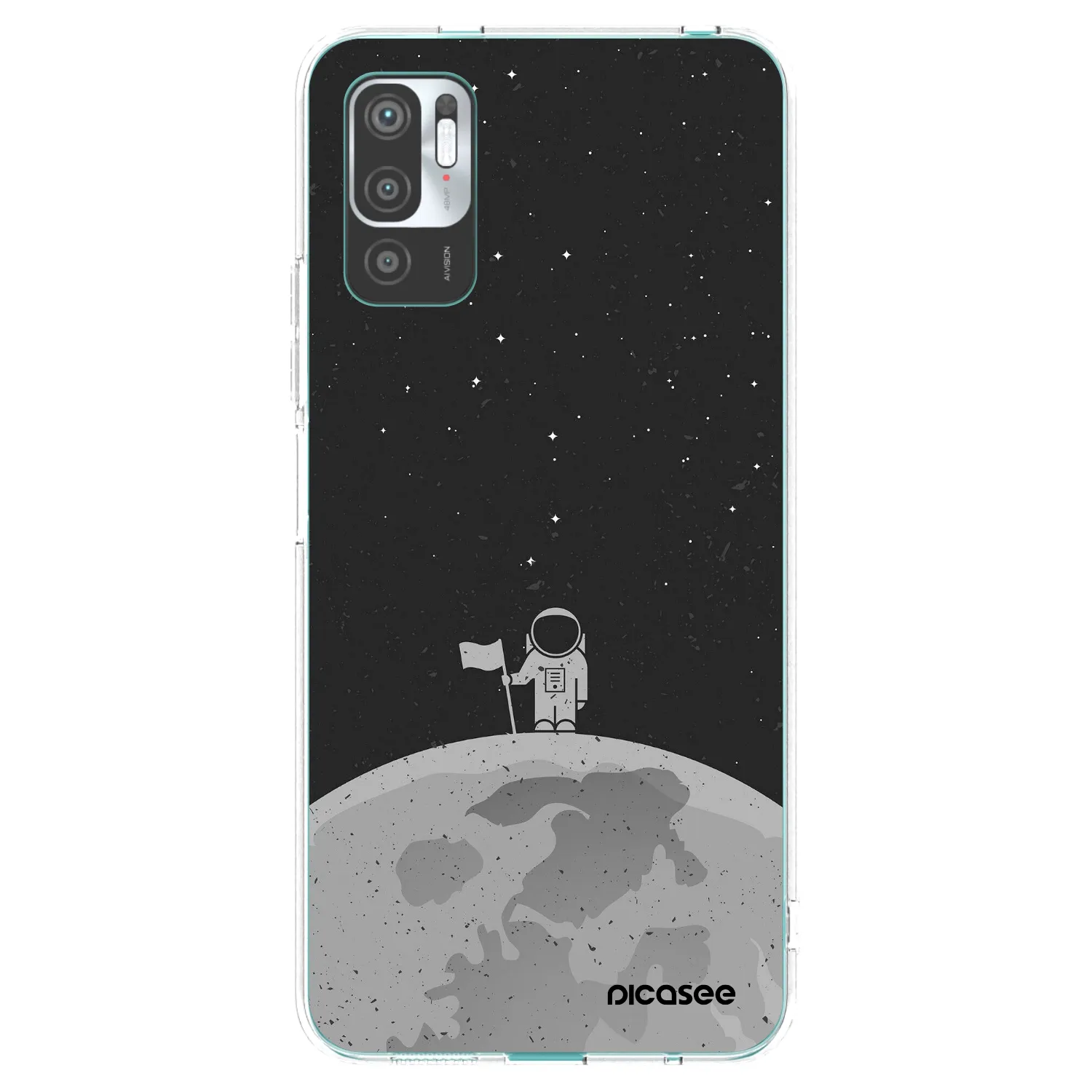 Picasee husă transparentă din silicon pentru Xiaomi Redmi Note 10 5G - Astronaut