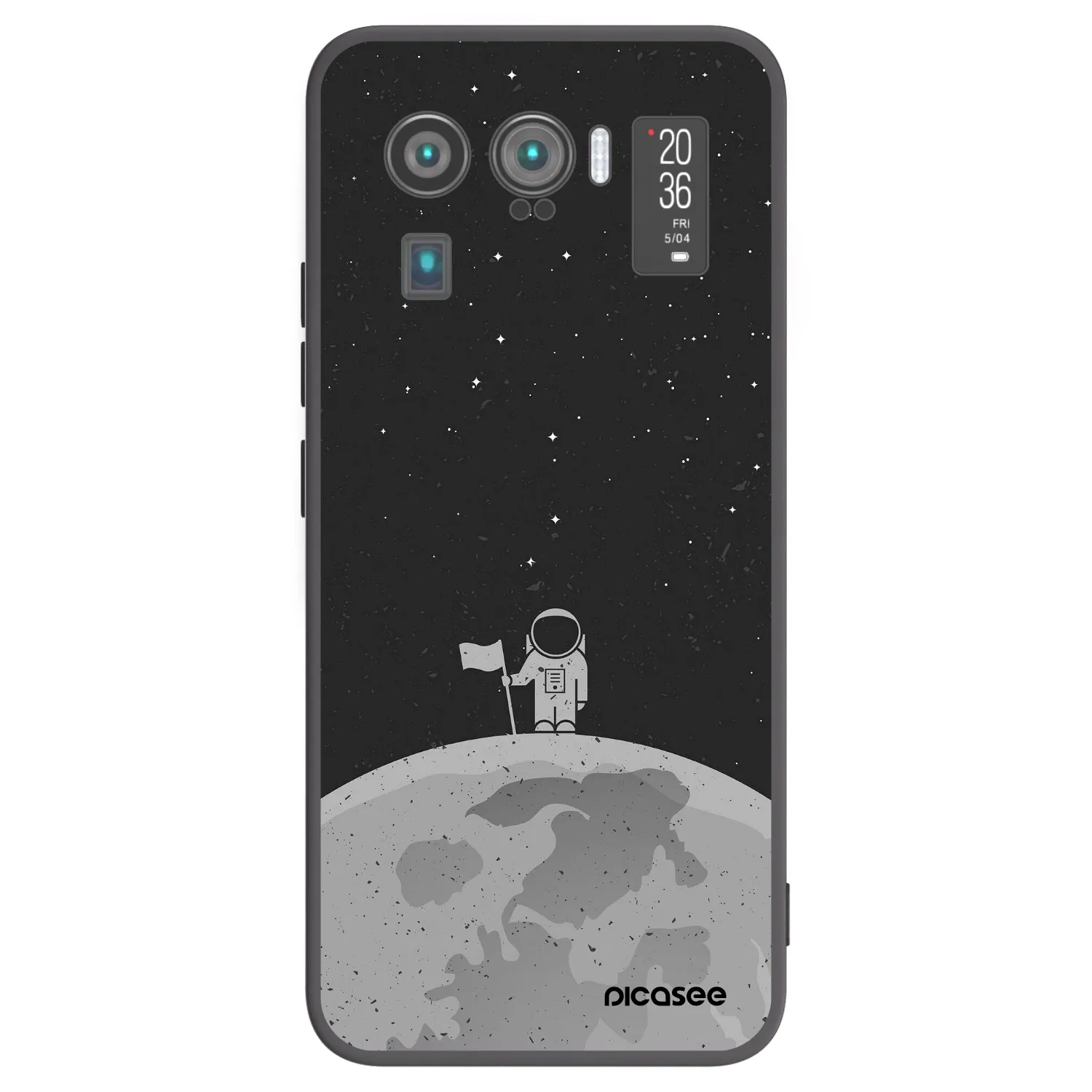 Picasee husă neagră din silicon pentru Xiaomi Mi 11 Ultra - Astronaut