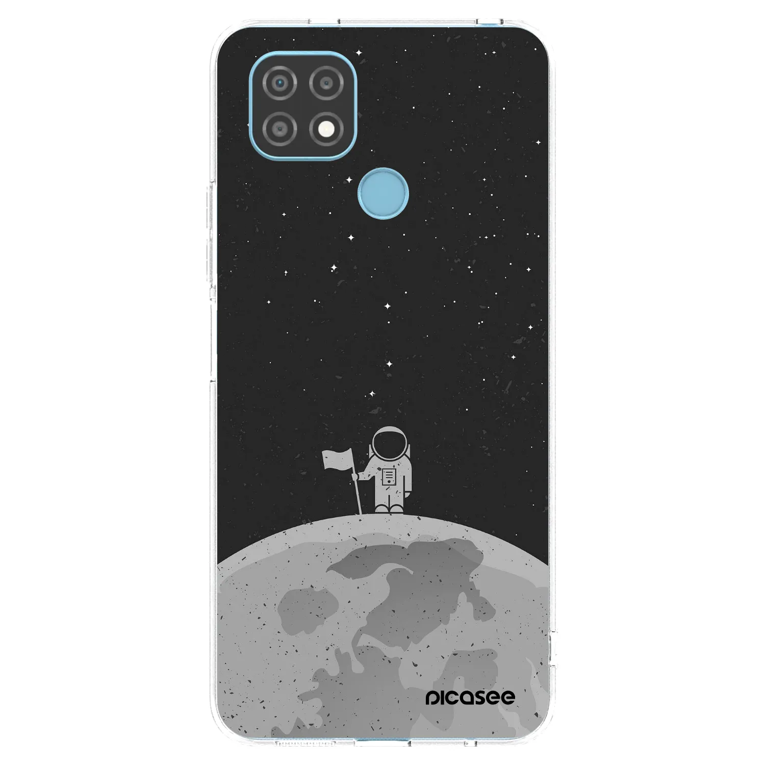 Picasee husă transparentă din silicon pentru Realme C21 - Astronaut