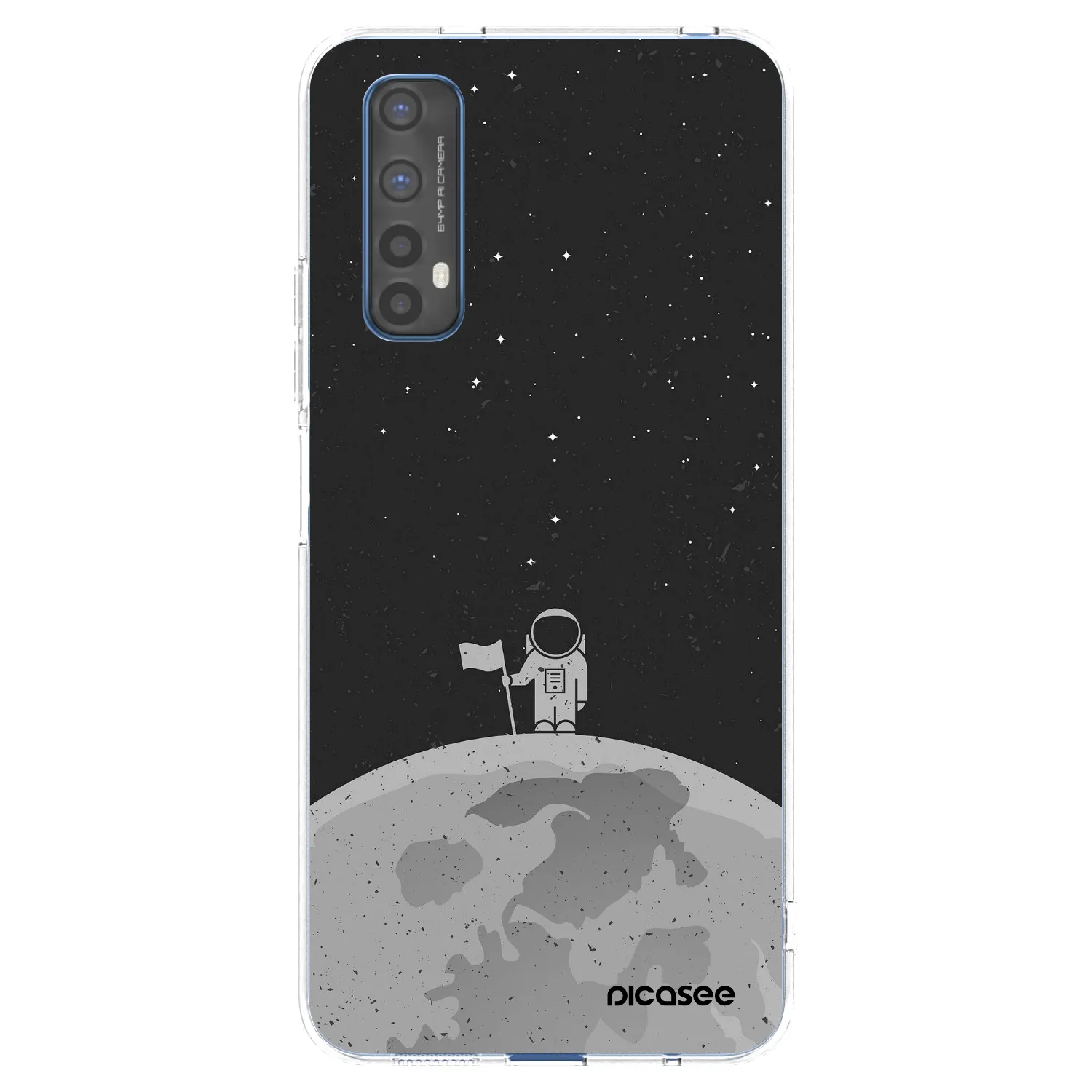 Picasee husă transparentă din silicon pentru Realme 7 - Astronaut